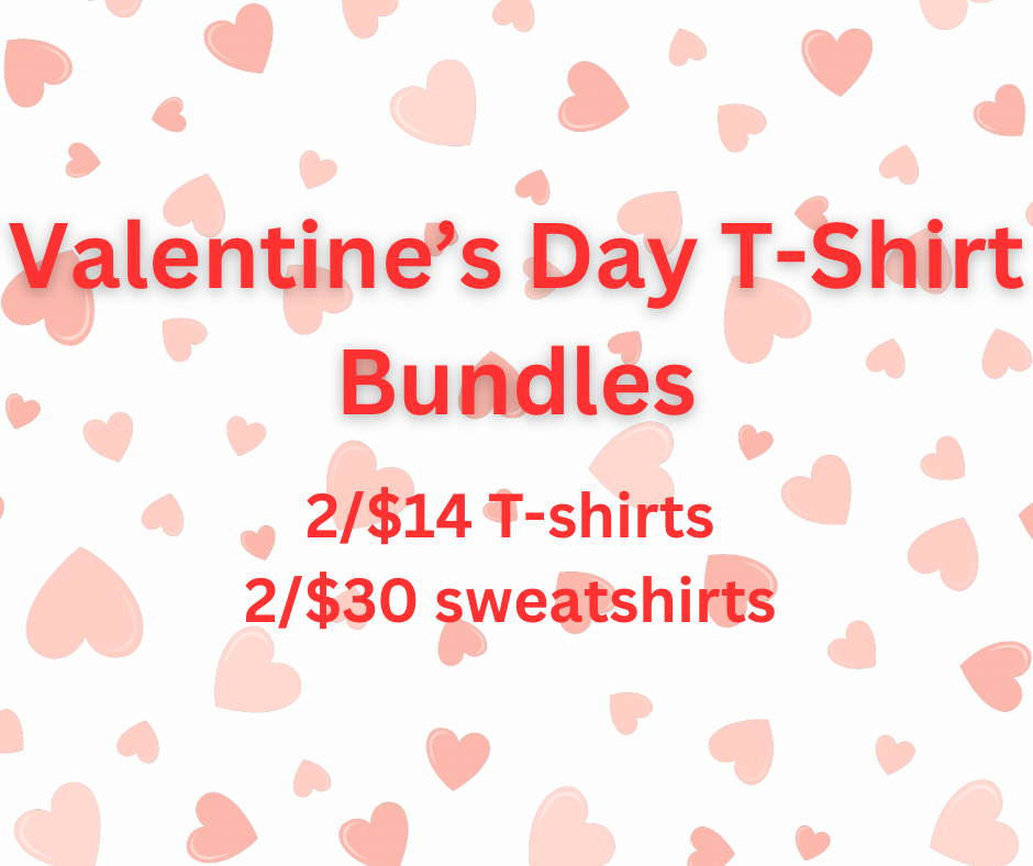 Valentine day sweatshirt bundle